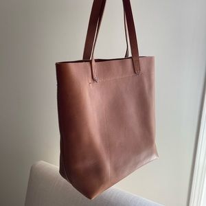 Madewell leather medium transport tote NWT bag